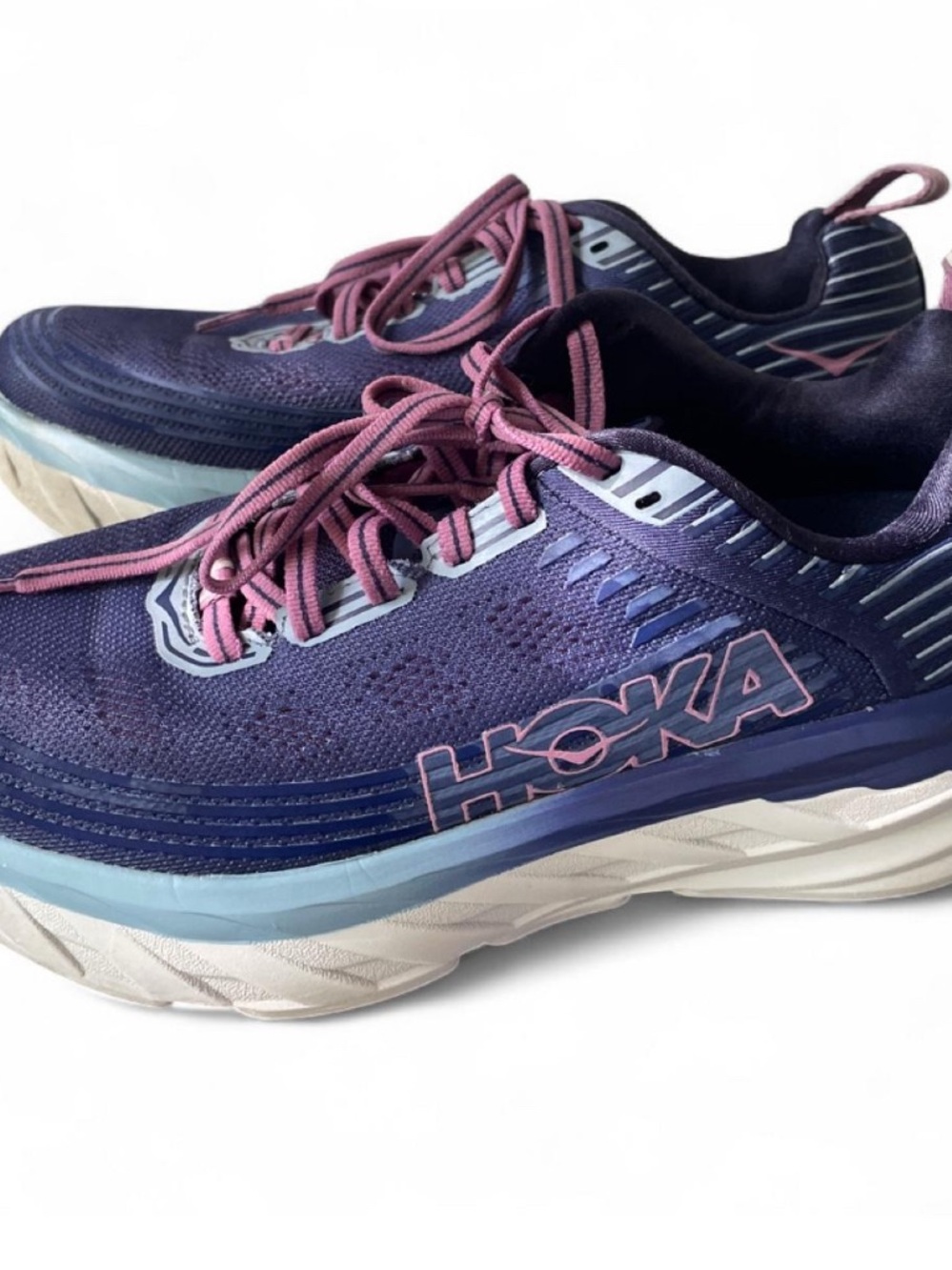 Hoka One One Purple and Pink Women's Running Shoes